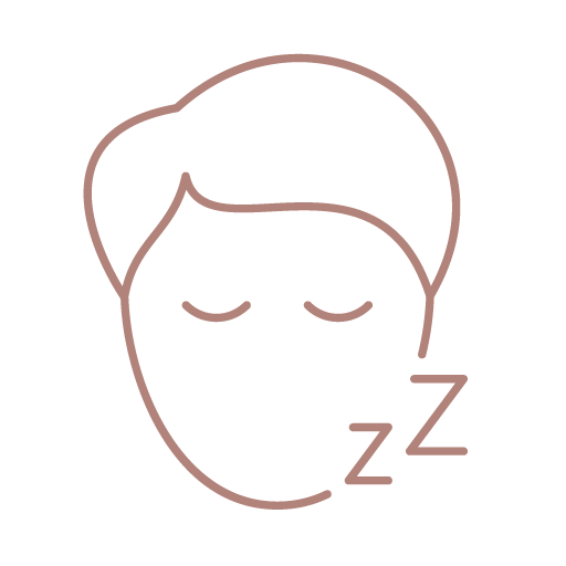 Icône d'une personne qui dort